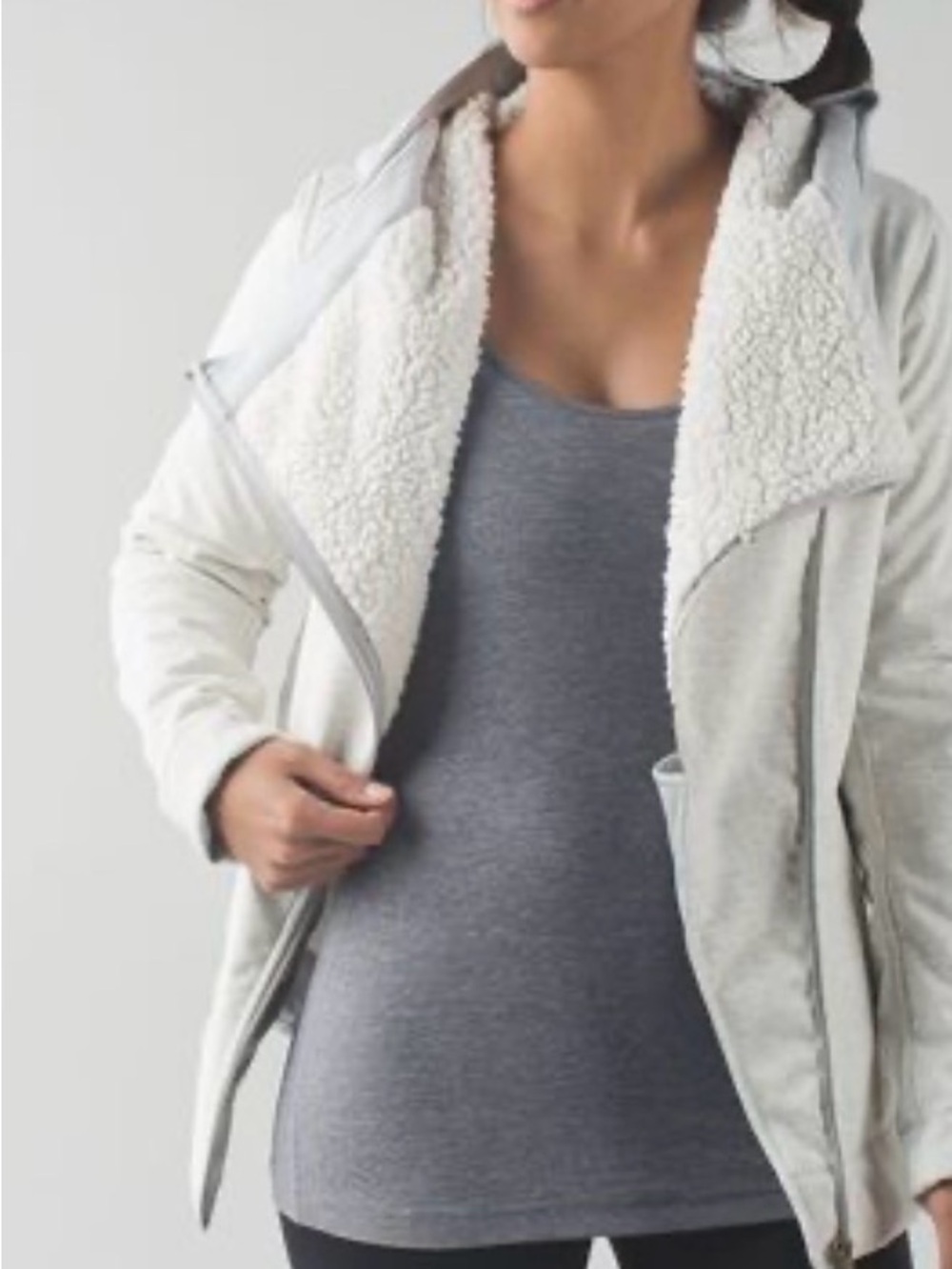 lululemon athletica Cozy Up Buttercup Sherpa Trim Zip Jacket